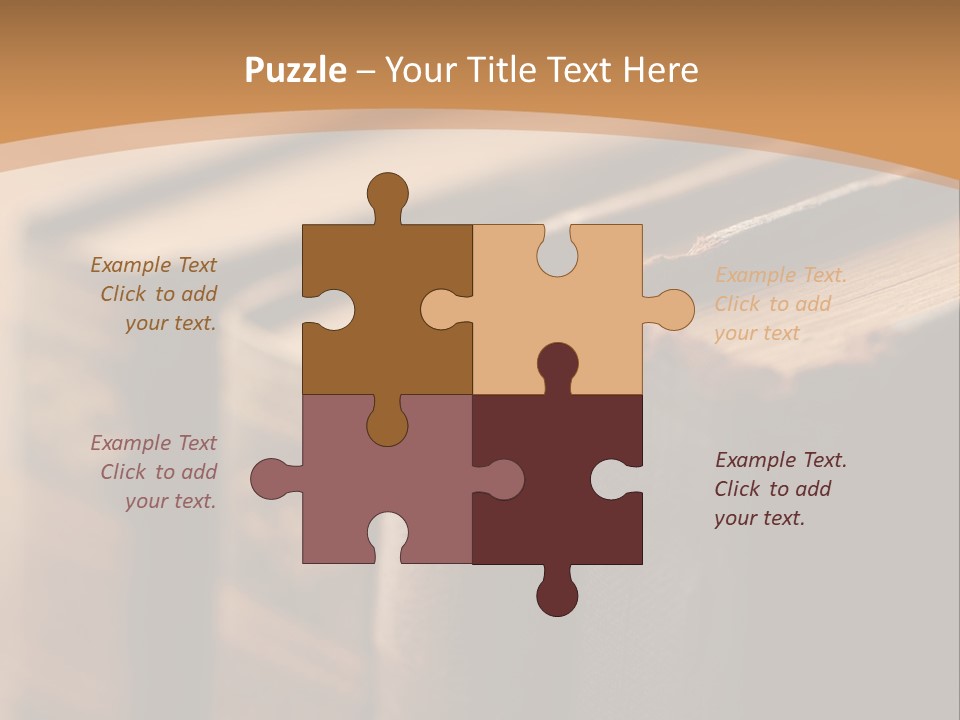 A Row Of Books Sitting On Top Of A Wooden Table PowerPoint Template