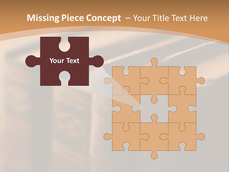 A Row Of Books Sitting On Top Of A Wooden Table PowerPoint Template