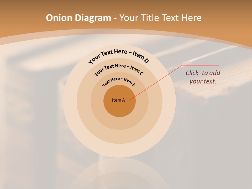 A Row Of Books Sitting On Top Of A Wooden Table PowerPoint Template