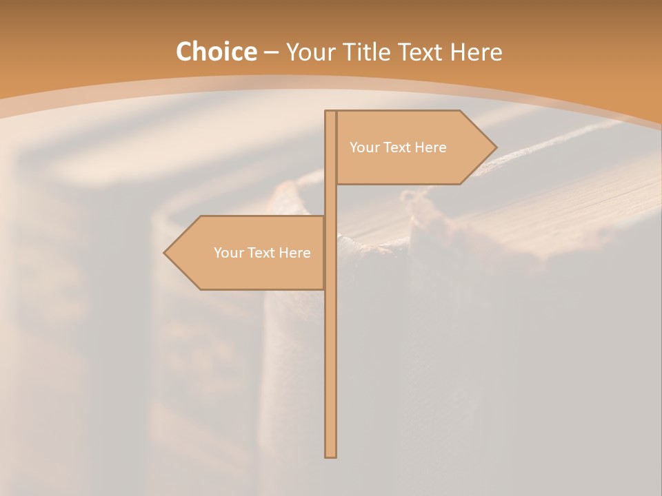 A Row Of Books Sitting On Top Of A Wooden Table PowerPoint Template