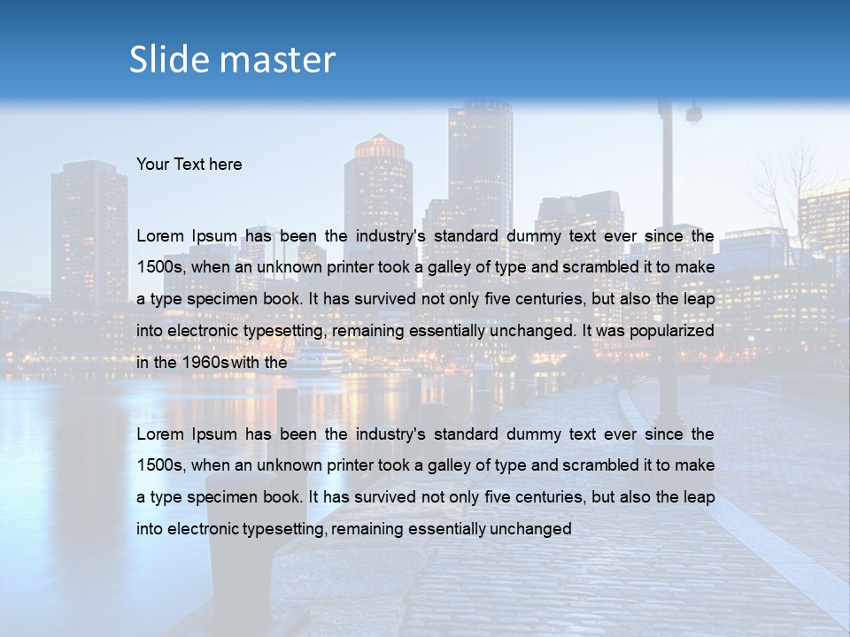 Sightseeing Urban Money PowerPoint Template