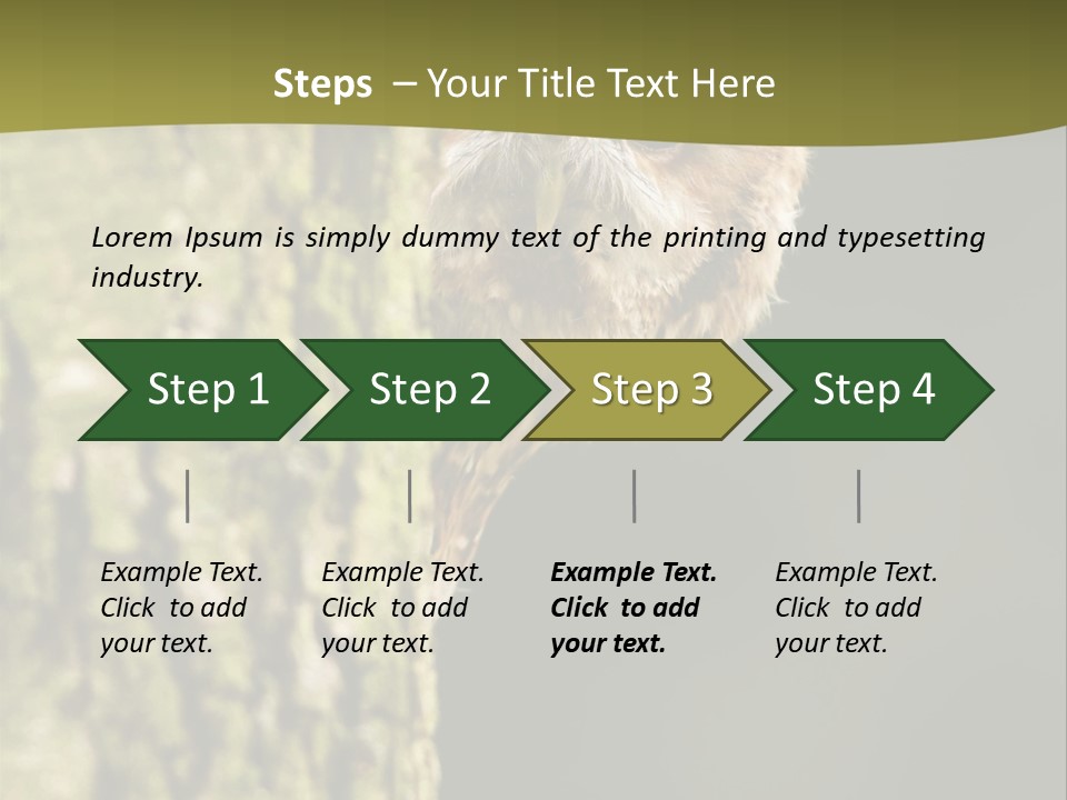 Owl Wildlife Hawk Conservancy PowerPoint Template