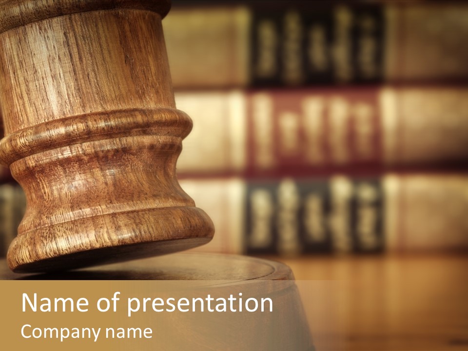 Trial Auction Differential Focus PowerPoint Template