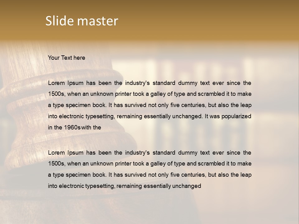 Trial Auction Differential Focus PowerPoint Template