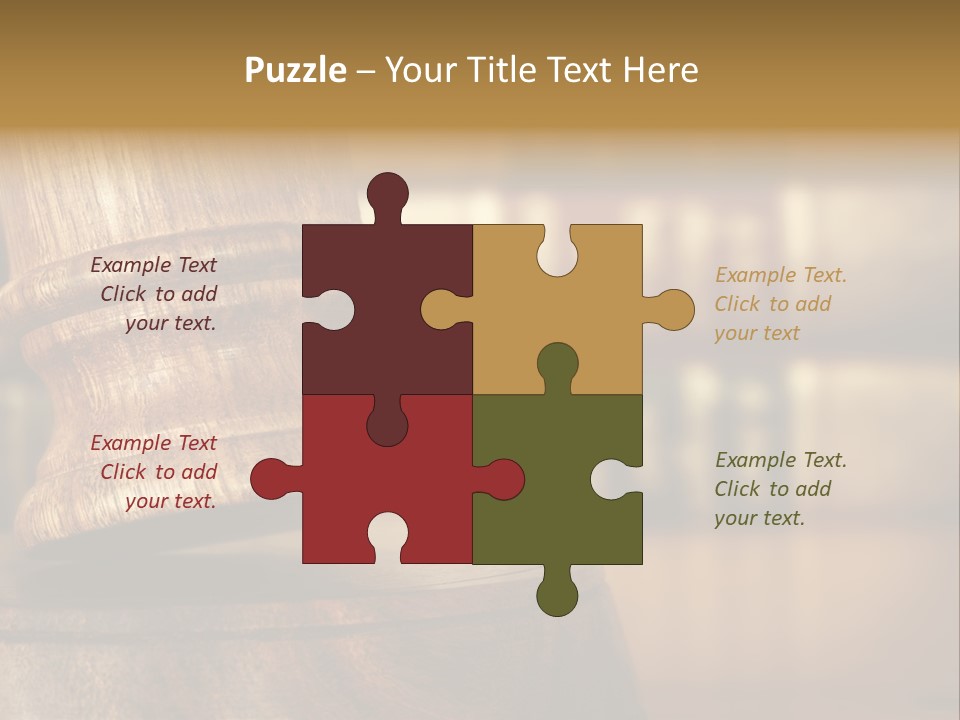 Trial Auction Differential Focus PowerPoint Template