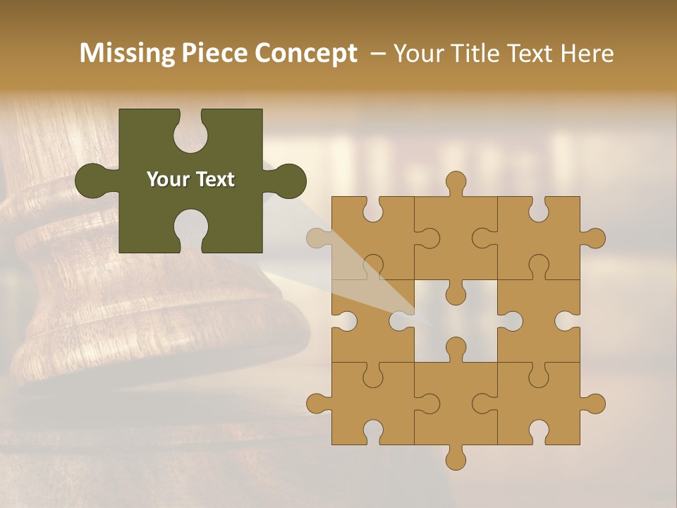 Trial Auction Differential Focus PowerPoint Template