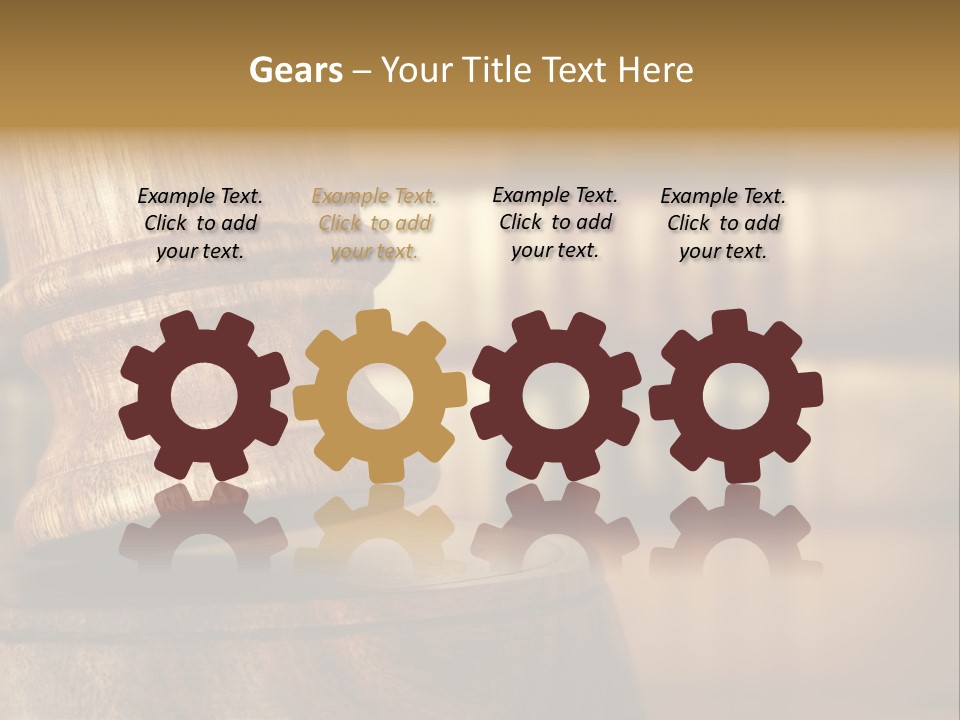 Trial Auction Differential Focus PowerPoint Template