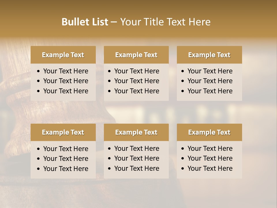 Trial Auction Differential Focus PowerPoint Template