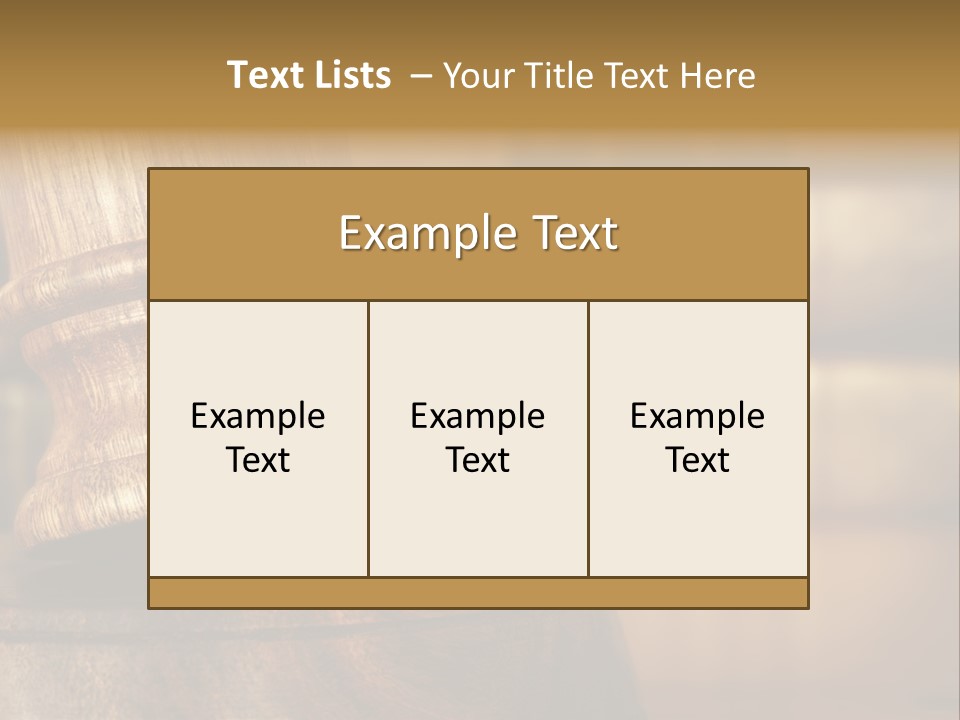 Trial Auction Differential Focus PowerPoint Template