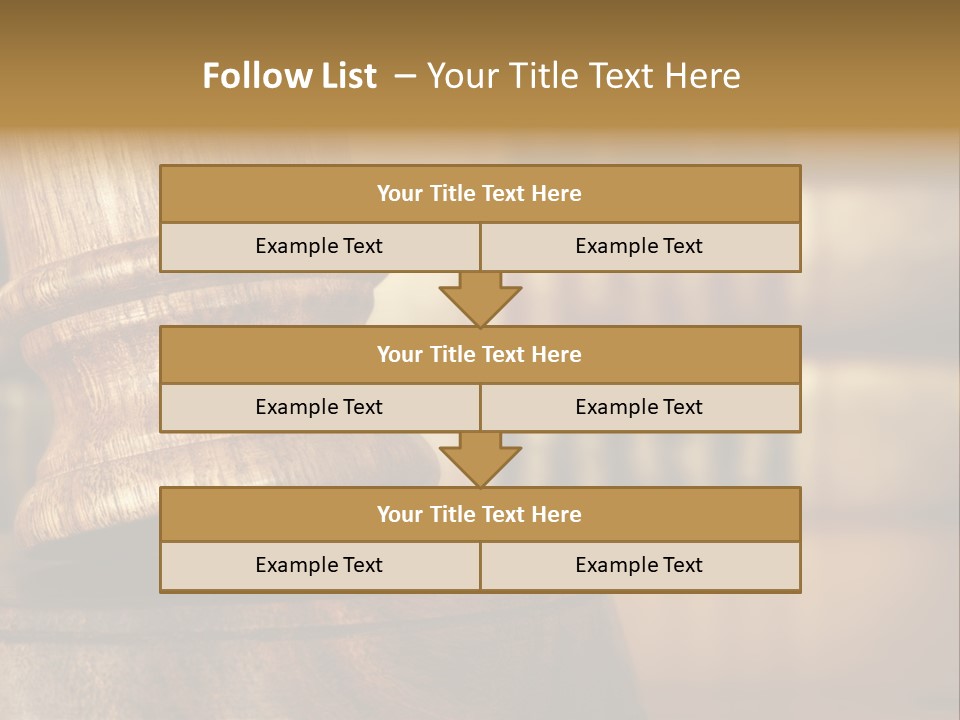Trial Auction Differential Focus PowerPoint Template