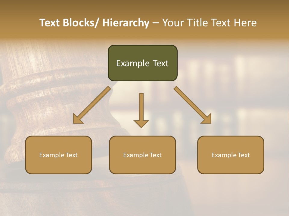 Trial Auction Differential Focus PowerPoint Template