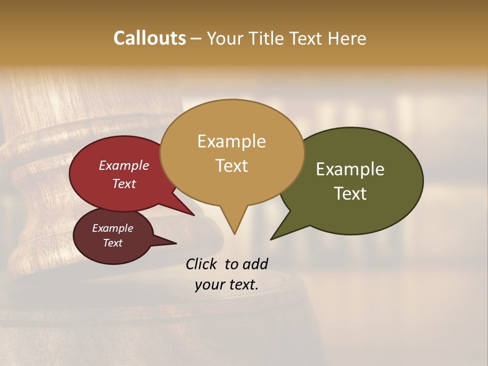 Trial Auction Differential Focus PowerPoint Template