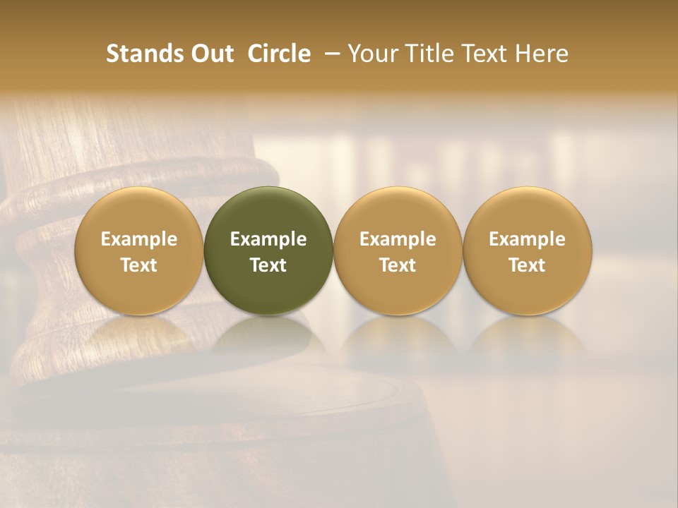 Trial Auction Differential Focus PowerPoint Template