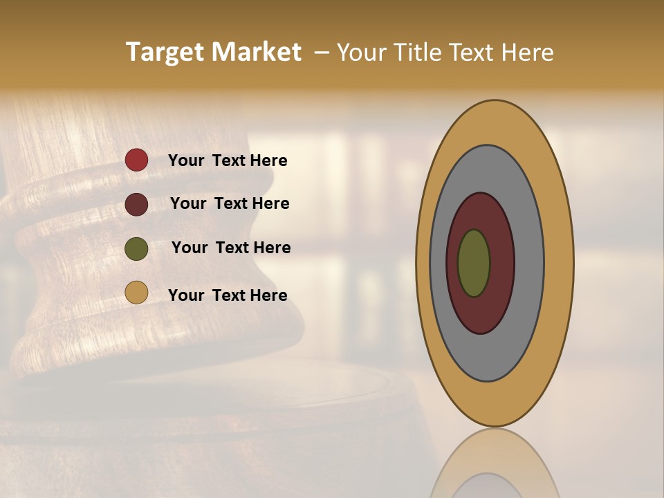 Trial Auction Differential Focus PowerPoint Template
