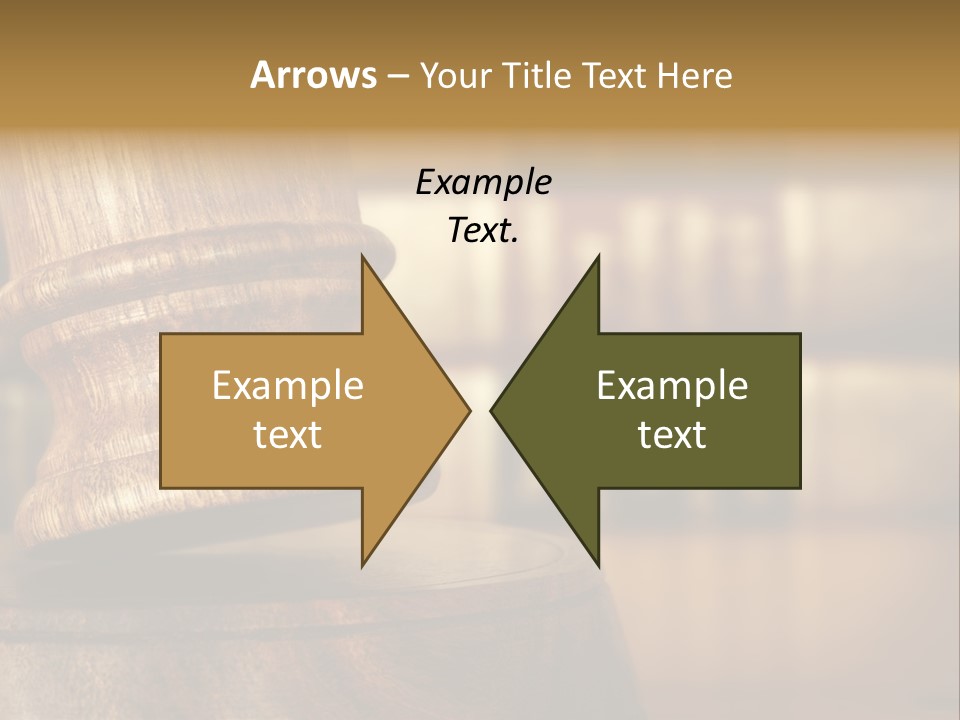 Trial Auction Differential Focus PowerPoint Template