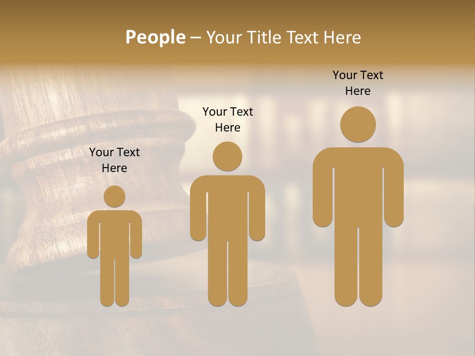Trial Auction Differential Focus PowerPoint Template