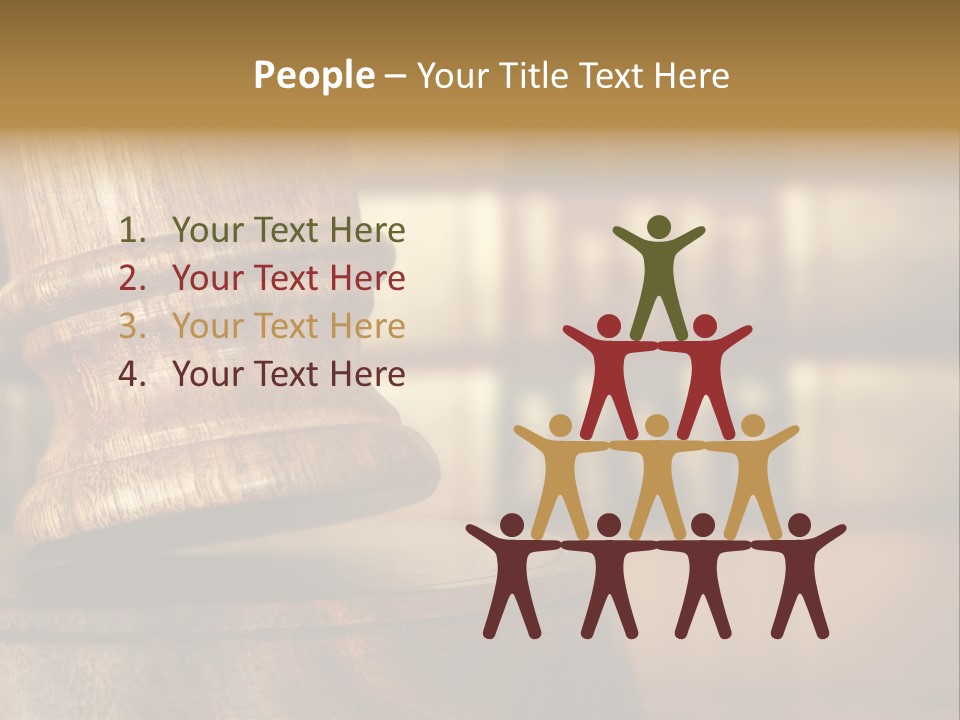 Trial Auction Differential Focus PowerPoint Template