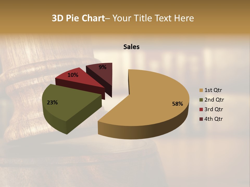 Trial Auction Differential Focus PowerPoint Template