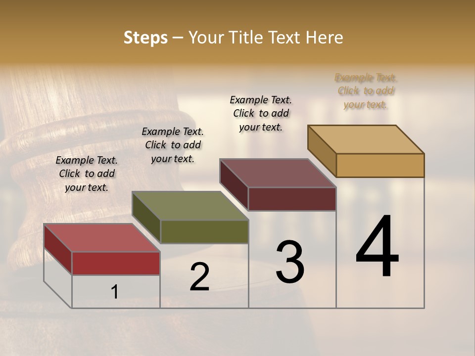 Trial Auction Differential Focus PowerPoint Template