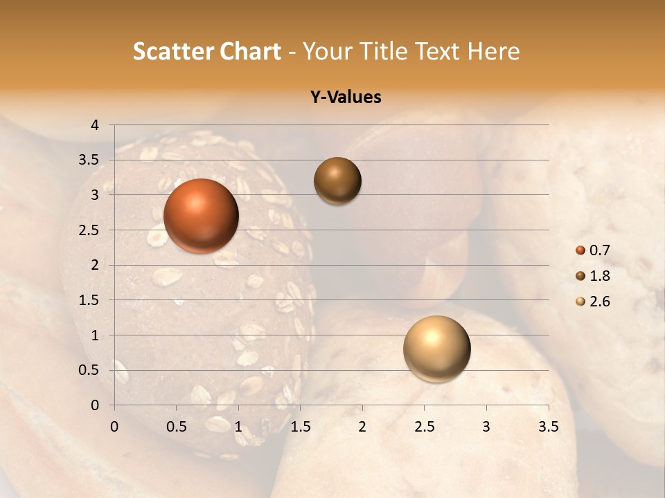 A Bunch Of Breads And Rolls On A Plate PowerPoint Template