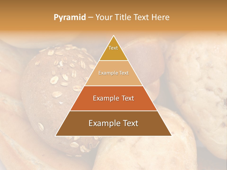 A Bunch Of Breads And Rolls On A Plate PowerPoint Template