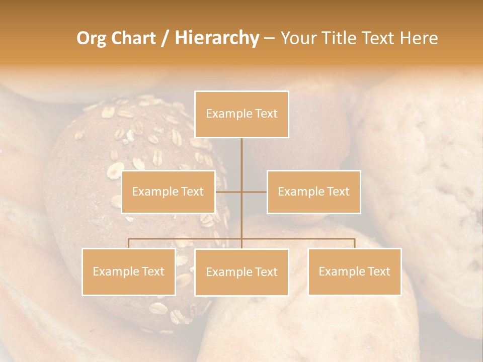 A Bunch Of Breads And Rolls On A Plate PowerPoint Template