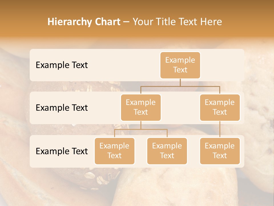 A Bunch Of Breads And Rolls On A Plate PowerPoint Template