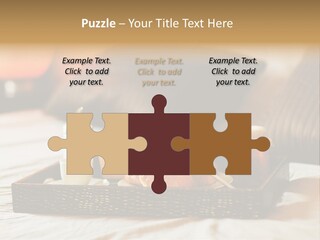 A Tray Of Breakfast Food On A Bed PowerPoint Template