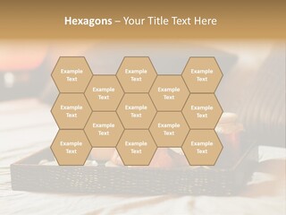 A Tray Of Breakfast Food On A Bed PowerPoint Template