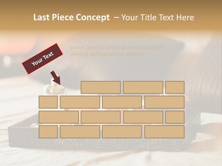 A Tray Of Breakfast Food On A Bed PowerPoint Template