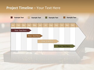 A Tray Of Breakfast Food On A Bed PowerPoint Template
