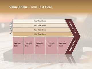 A Tray Of Breakfast Food On A Bed PowerPoint Template