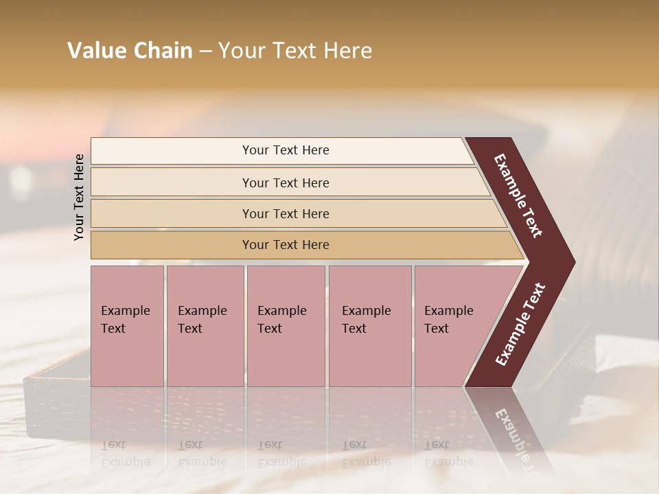 A Tray Of Breakfast Food On A Bed PowerPoint Template