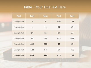 A Tray Of Breakfast Food On A Bed PowerPoint Template
