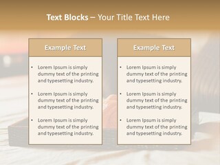 A Tray Of Breakfast Food On A Bed PowerPoint Template