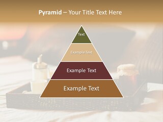 A Tray Of Breakfast Food On A Bed PowerPoint Template