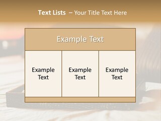 A Tray Of Breakfast Food On A Bed PowerPoint Template