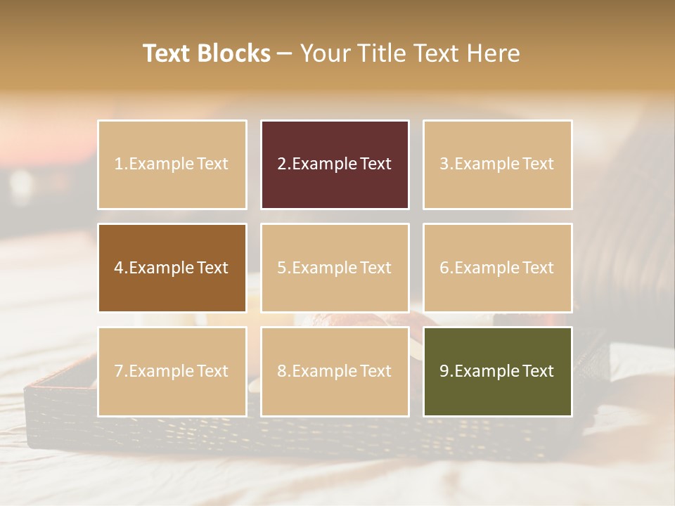 A Tray Of Breakfast Food On A Bed PowerPoint Template