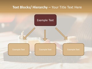 A Tray Of Breakfast Food On A Bed PowerPoint Template