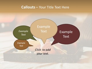 A Tray Of Breakfast Food On A Bed PowerPoint Template