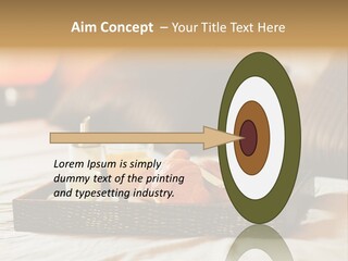 A Tray Of Breakfast Food On A Bed PowerPoint Template