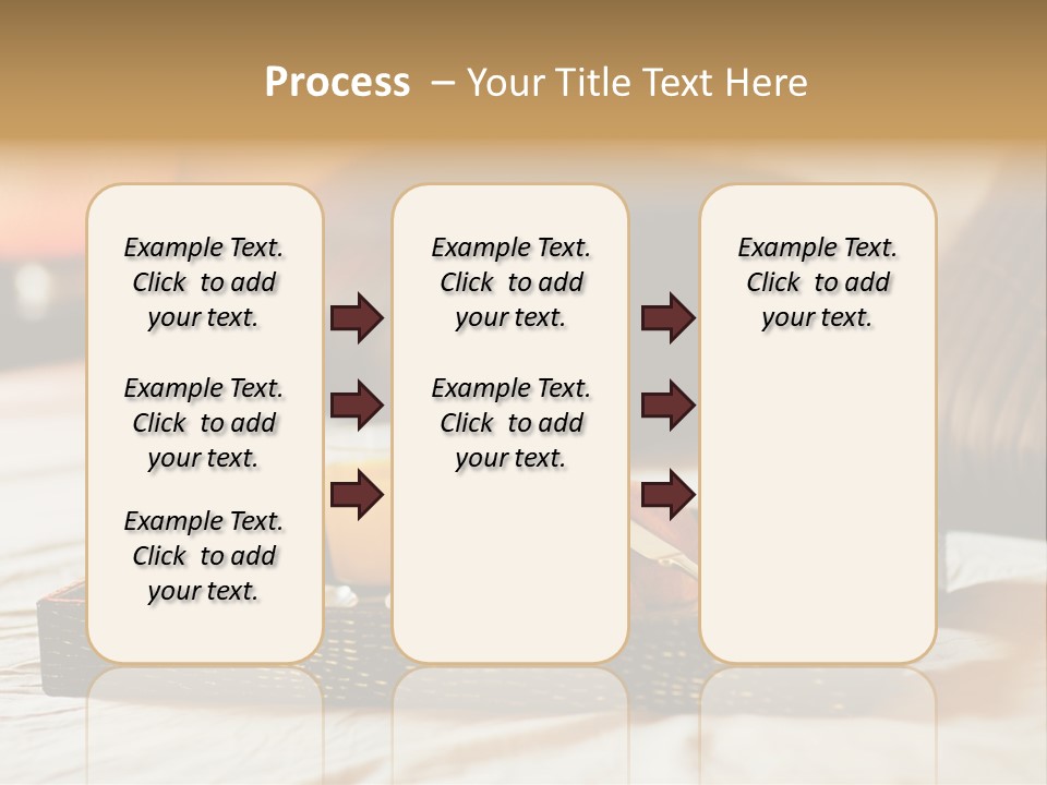 A Tray Of Breakfast Food On A Bed PowerPoint Template
