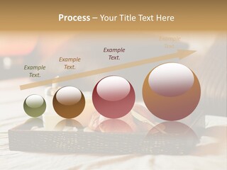 A Tray Of Breakfast Food On A Bed PowerPoint Template