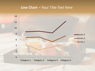 A Tray Of Breakfast Food On A Bed PowerPoint Template