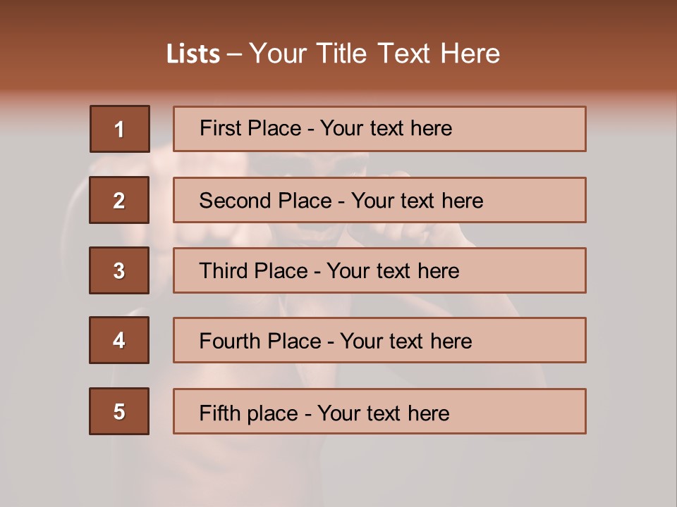 Domestic Pet Polecat PowerPoint Template