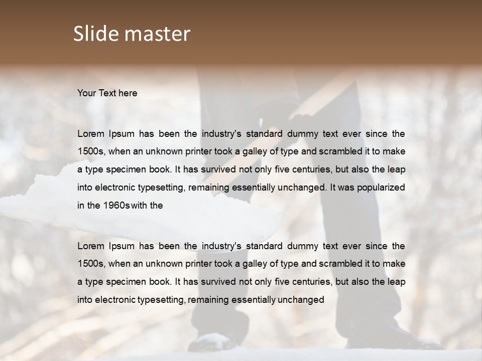 Preschooler Voice Warning PowerPoint Template