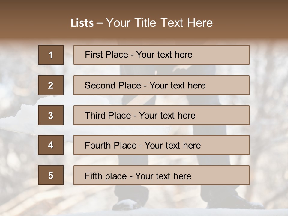 Preschooler Voice Warning PowerPoint Template