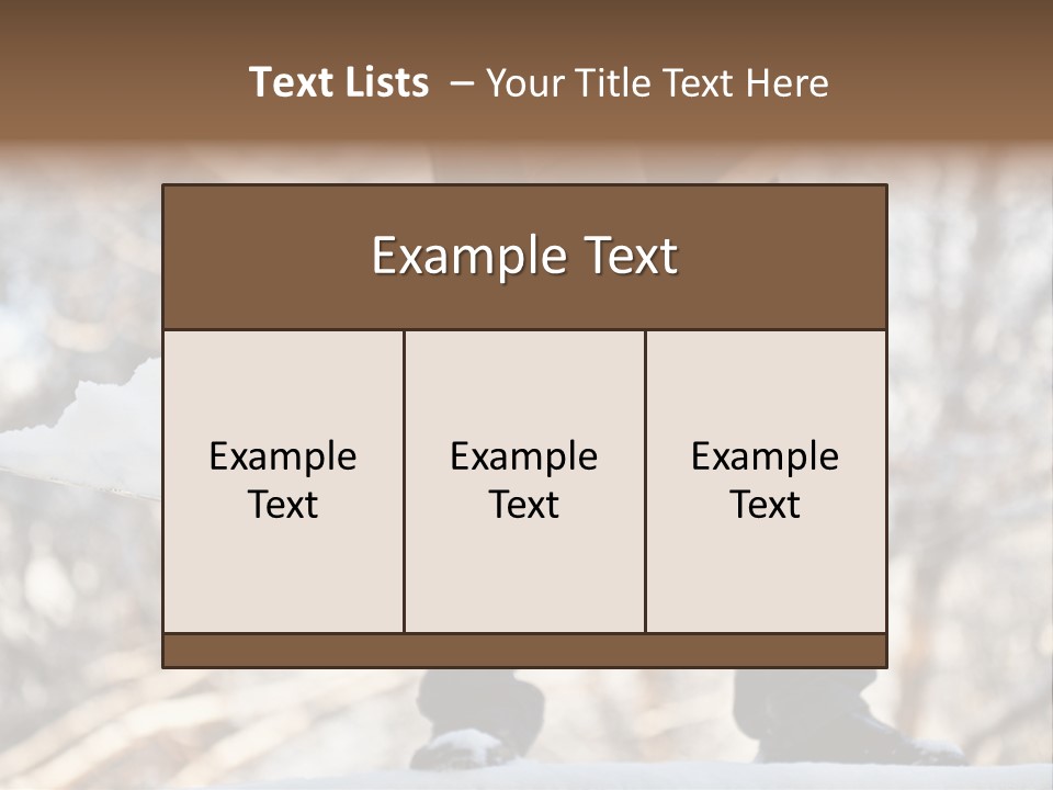 Preschooler Voice Warning PowerPoint Template
