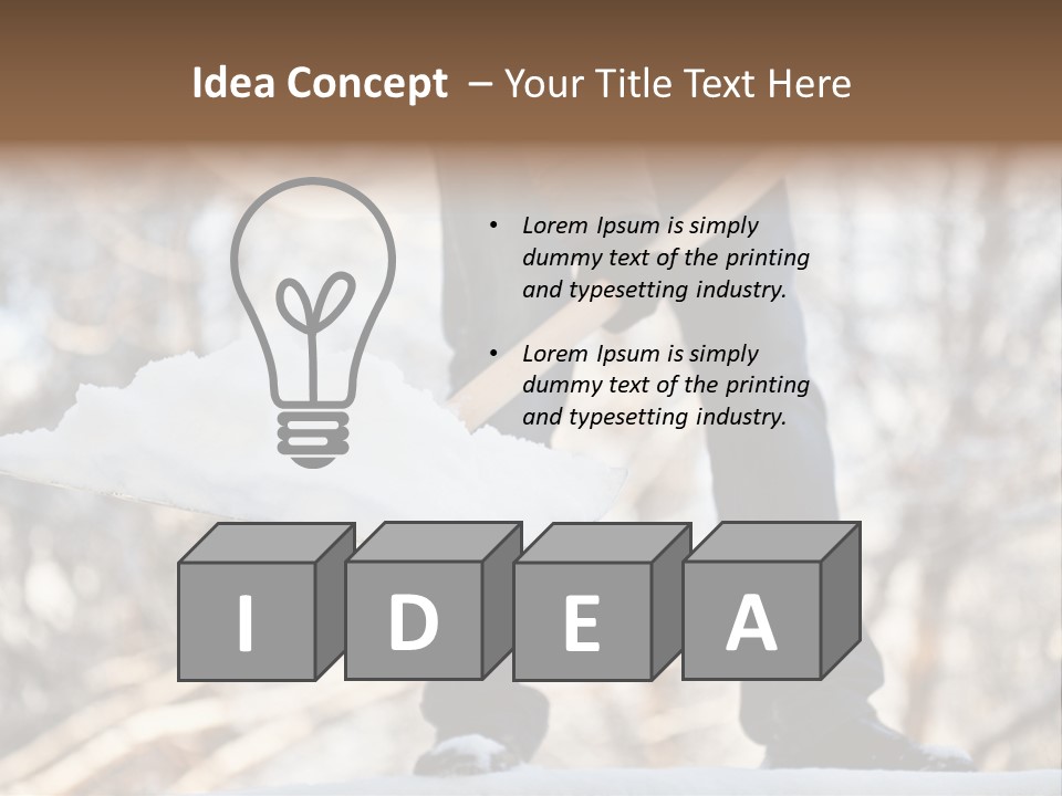 Preschooler Voice Warning PowerPoint Template