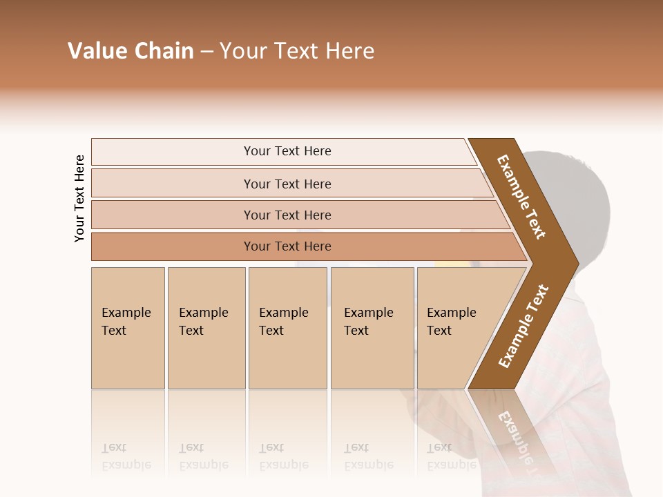 A Young Boy Holding A Yellow And White Megaphone PowerPoint Template